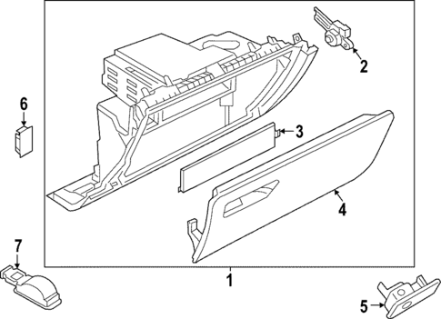 Glove Box for 2025 Audi RS3 #0
