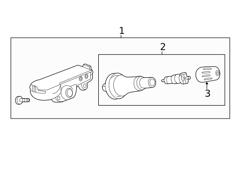 Tire Pressure Monitor Components for 2016 Cadillac ATS #2