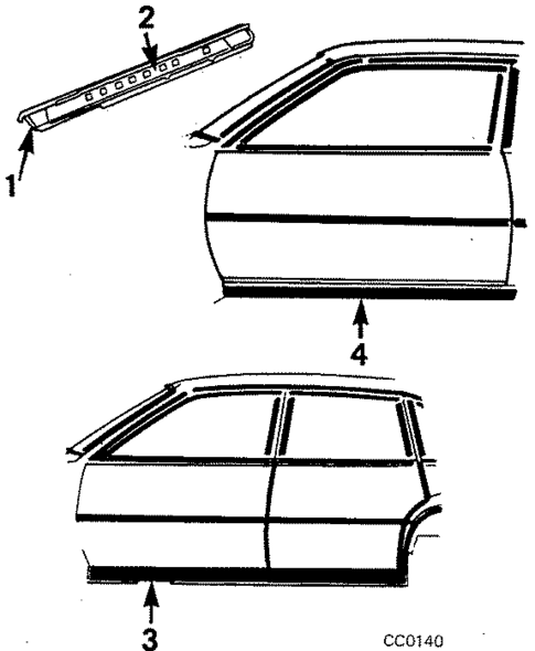 Rocker Panel for 1984 Chevrolet Citation II #0