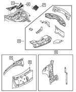 5017539AB - : Cowl Side Panel, Left for Mopar Image