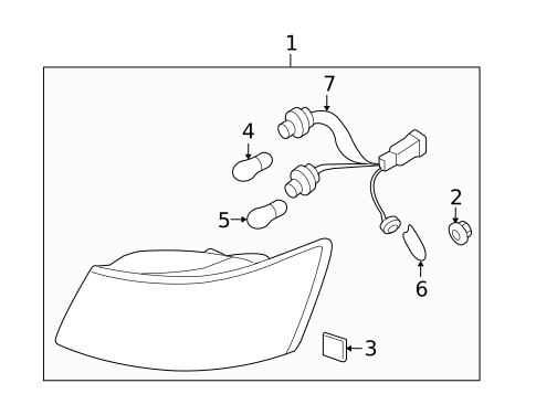 Bulbs - Chassis for 2006 Hyundai Sonata #1