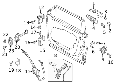 Front Door for 2015 Jeep Renegade #2