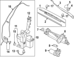 98610P1600 - Body: Reservoir Assembly for Kia: Sportage Image