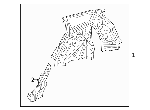 Inner Structure for 2012 Acura TSX #1
