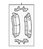 68504574AB - Brakes: Brake Pads for Mopar Image