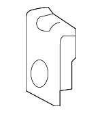 6104736AA - Body: Coat Hook Retainer for Chrysler: Crossfire | Dodge: Sprinter 2500, Sprinter 3500 Image