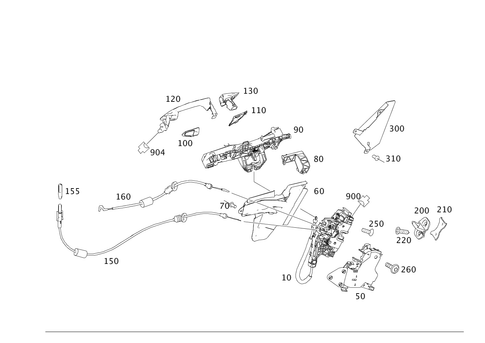 Locking System for 2010 Mercedes-Benz C300 #0