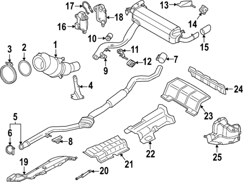Exhaust Components for 2024 BMW 430i Gran Coupe #0