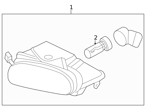 Fog Lamps for 2008 Hyundai Entourage #0