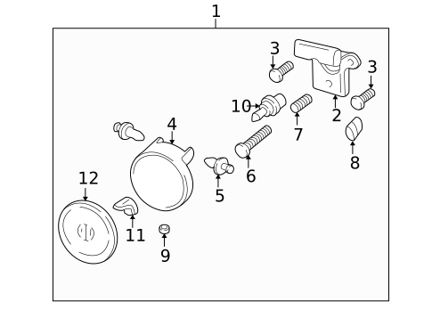 Bulbs - Chassis for 2000 Pontiac Bonneville #1