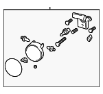 25735538 - Electrical: Fog Lamp Assembly for Pontiac: Aztek, Bonneville, Montana, Trans Sport Image