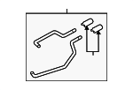 5Q1819857A - HVAC: Pipe Assembly for Volkswagen Image
