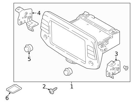 Navigation System for 2019 Hyundai Elantra GT #0