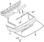 57720AA020 - Body: Bumper Cover for Subaru Image
