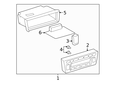Controls for 2003 Toyota Avalon #0