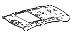 6331002E00B1 - Body: Headliner for Toyota: Corolla Image
