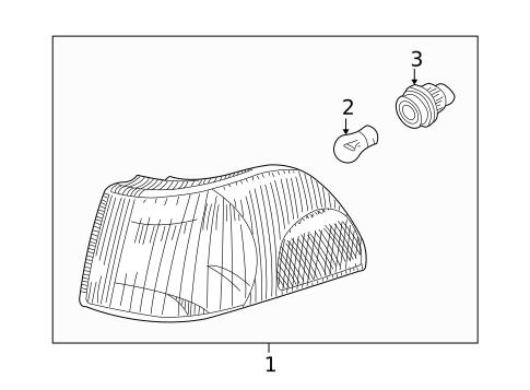 Park Lamps for 1999 Volvo V70 #0