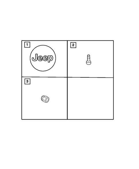 Wheel Covers and Center Caps for 2007 Jeep Patriot #0