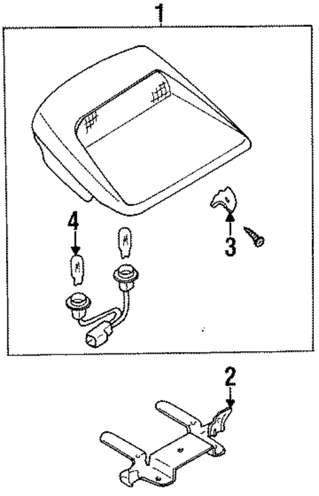 265901M101 - : High Mount Lamp for Nissan: 200SX Image