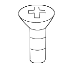 90148A0017 - Body: Striker Screw for Scion: iM, iQ, xB | Toyota: 4Runner, Avalon, bZ4X, C-HR, Camry, Corolla, Corolla Cross, Corolla iM, Crown, Crown Signia, GR Corolla, Grand Highlander, Highlander, Land Cruiser, Mirai, Prius, Prius AWD-e, Prius C, Prius Plug-In, Prius Prime, Prius V, RAV4, RAV4 Prime, Sequoia, Sienna, Venza, Yaris Image