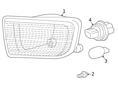 Signal Lamps for 2004 Toyota 4Runner #0