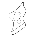 MU481211 - : Lock Rod Rod Holder for Mitsubishi: Diamante, Eclipse, Galant, Lancer, Mirage Image