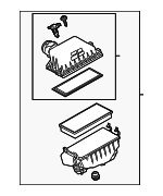 17700F0330 - Air &amp; Fuel Delivery: Air Filter And Housing Assembly for Lexus Image