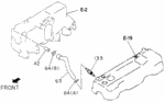 8942212751 - Electrical/Exhaust/Heater/Fuel: PIPE, WATER (DIA=10) (L=28) for Honda Image