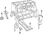 3514297 - Engine: Mount for Volvo Image