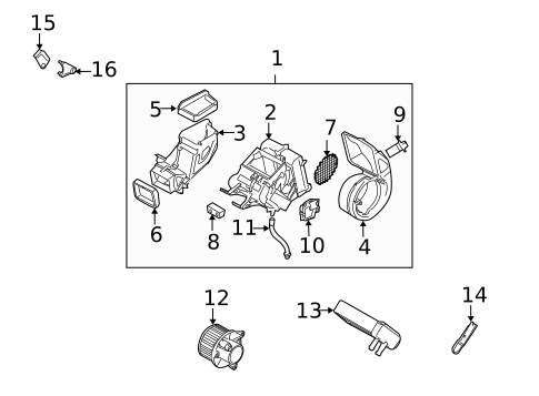 Auxiliary Heater & AC for 2006 Nissan Armada #0