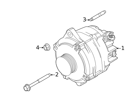 Alternator/Generator & Related Components for 2013 Ford Explorer #0