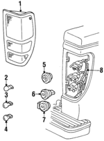 ZZM167211A - Electrical: Harness for Mazda: B2300, B3000, B4000 Image