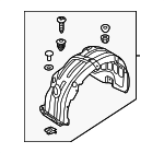 86811A8500 - Body: Fender Liner for Kia: Optima Image