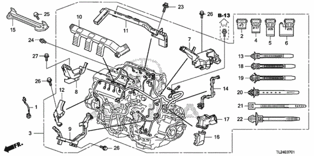 Engine Wire Harness (V6) for 2011 Acura TSX #0