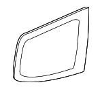 73511TL7A01 - : Quarter Glass for Acura Image