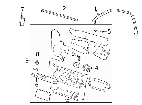 Mirrors for 2005 Mercury Sable #1