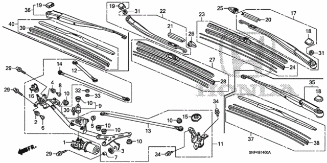 Front Windshield Wiper for 2006 Honda Civic #0