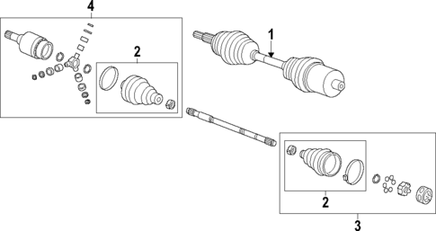 Axle Shafts & Joints for 2017 Buick Encore #0
