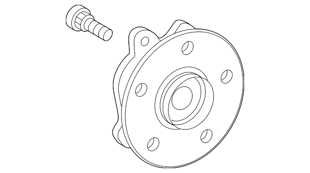 ⭐️Linda 43550-50043 Genuine Lexus Front Axle Hub Sub-Assembly, Right