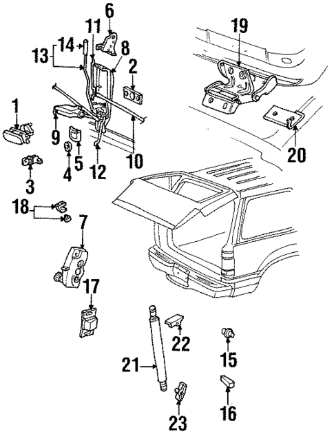 Lock & Hardware for 2000 Mercury Mountaineer #0