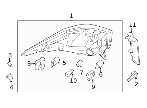 Tail Lamps for 2017 Nissan Pathfinder #0
