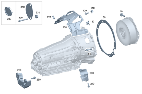 Attached Parts for Transmission, Oil Filler Pipe for 2022 Mercedes-Benz CLS450 #0
