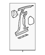 15773745 - Body: Body B-Pillar for Pontiac: G6 Image