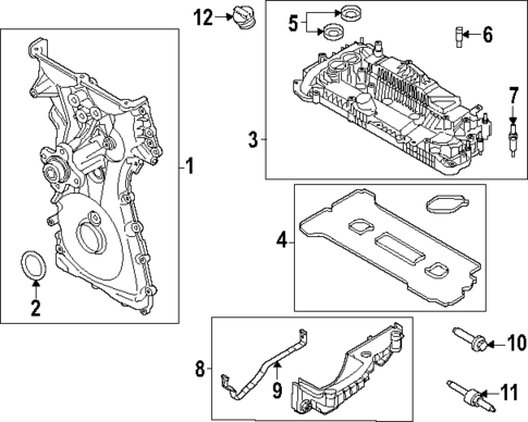 Valve & Timing Covers for 2024 Ford Ranger #0