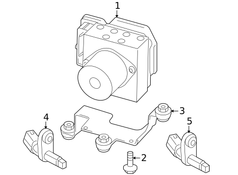 Brackets, Flanges & Hangers for 2018 Volkswagen Tiguan Limited #0