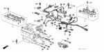 32110PL2672 - Engine: SUB-WIRE, ENGINE for Acura Image