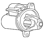 SA1226 - Electrical, Charging &amp; Starting: Motorcraft™ Starter for Ford: E-350 Club Wagon, E-350 Econoline Club Wagon, E-350 Super Duty, E-450 Super Duty, Excursion, F-250 Super Duty, F-350 Super Duty, F-450 Super Duty, F-550 Super Duty Image