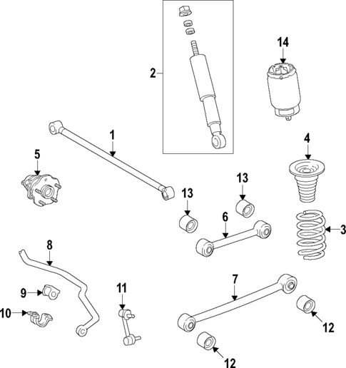 Rear Suspension for 2024 Toyota Tundra #1