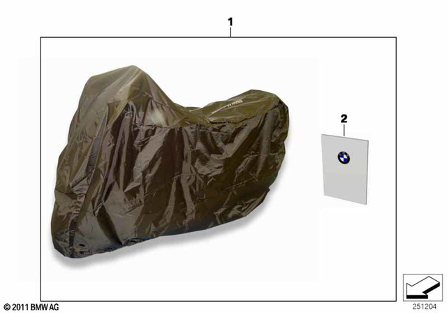 77028527180 - Maintenance &amp; Technology: Installation Guide For Cover for BMW-Motorrad Image