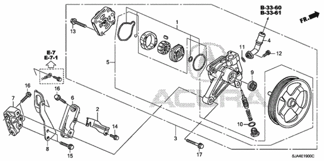 P.S. Pump - Bracket for 2007 Acura RL #0
